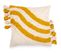 Coussin Carré Design Boho Bali En Coton Housse + Remplissage - Edwinna  Jaune