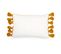 Coussin Rectangulaire Design Boho Bali En Coton Housse + Remplissage - Dolly Jaune