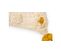 Coussin Carré Design Boho Bali En Coton Housse + Remplissage - Hazel Jaune