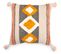 Coussin Carré Design Boho Bali En Coton Housse + Remplissage - Lucy Multicolore