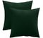 Lot De 2 Coussins En Velours - Housse Et Garnissage -  Lenay Vert Foncé