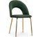 Chaise De Salle à Manger - Revêtue De Velours - Maeve Vert Foncé