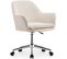 Chaise De Bureau Pivotante Avec Accoudoirs - Venia Beige