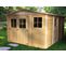 M336+m336g - Abri De Jardin En Bois 11 M2 - 324 X 416 X H232 Cm - Avec Sol Imprégné