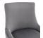 Lot De 2 Fauteuil Velours Gris Avec Pieds En Métal Argenté