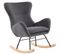 Fauteuil Rocking-chair En Gris