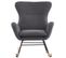 Fauteuil Rocking-chair En Gris