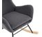 Fauteuil Rocking-chair En Gris