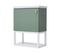 Meuble Vasque 39cm Avec 1 Porte Et 1 Niche Vert