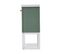 Meuble Vasque 39cm Avec 1 Porte Et 1 Niche Vert