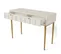 Table console Avec 2 Tiroirs 76.5 X 100 X 45 Cm Blanc