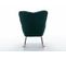 Fauteuil à Bascule Rocking Chair Fauteuil Relax Avec Repose-pieds Extractible, Vert