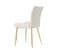 Lot De 2 Chaises Avec Pieds En Métal En Velours Beige