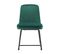 Lot De 2 Chaises En Velours Avec Structure En Métal Vert