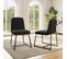 Lot De 2 Chaises En Velours Avec Structure En Métal Noir