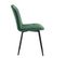 Lot De 4 Chaises En Velours Avec Structure En Métal Vert