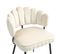 Lot De 2 Chaises Velvet Avec Accoudoirs Et Pieds En Métal Blanc