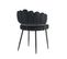 Lot De 2 Chaises Velvet Avec Accoudoirs Et Pieds En Métal Noir