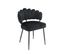 Lot De 2 Chaises Velvet Avec Accoudoirs Et Pieds En Métal Noir