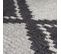 Tapis De Salon Chess En Polyester - Gris Foncé - 160x230 Cm