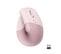 Souris Sans Fil  Lift Ergonomique Verticale, Bluetooth Ou Recepteur Usb Logi Bolt, Silencieuse  Rose