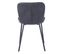 Chaise Susan Pu Gris Foncé Pieds Métal - Gris Foncé