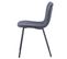 Chaise Susan Pu Gris Foncé Pieds Métal - Gris Foncé