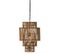 Lampe Suspension "4 Étages" 142cm Naturel