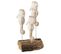 Statuette Déco "3 Hippocampes" 27cm Blanc