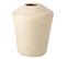 Vase Rond Design "chad" 63cm Blanc