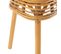 Tabouret En Rotin "triangulaire" 42cm Naturel