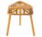 Tabouret En Rotin "triangulaire" 42cm Naturel