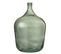 Vase Design En Verre "carafe" 56cm Vert