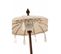 Parasol Déco "pompons et Coquillages" 90cm Beige