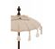 Parasol Déco "pompons et Coquillages" 90cm Beige