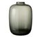 Vase Design En Verre "cleo" 35cm Gris