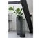 Vase Design En Verre "droit Long" 60cm Gris