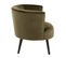 Fauteuil Lounge Design "cuve" 79cm Vert