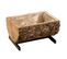 Cache-pot Sur Pied "tronc En Bois" 40cm Naturel