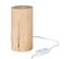 Pied De Lampe En Bois "silas" 16cm Naturel