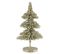 Sapin De Noël Déco "paillettes" 44cm Vert Clair