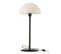 Lampe à Poser "champignon Brillant" 59cm Blanc