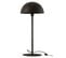 Lampe à Poser Design "champignon" 59cm Noir Mat