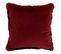 Coussin Carré Déco "alpha" 42x43cm Rouge