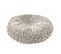 Coussin Rond Design "viva" 43cm Argent