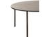 Table Gigogne 2 Niveaux Design "juto" 101cm Noir