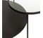 Table Gigogne 2 Niveaux Design "juto" 101cm Noir