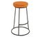 Galette De Chaise Ronde "assise" 34cm Orange