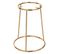 Support Pour Tabouret Métal "hemera" 55cm Or