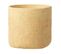 Cache-pot Déco En Ciment "sunny" 26cm Beige